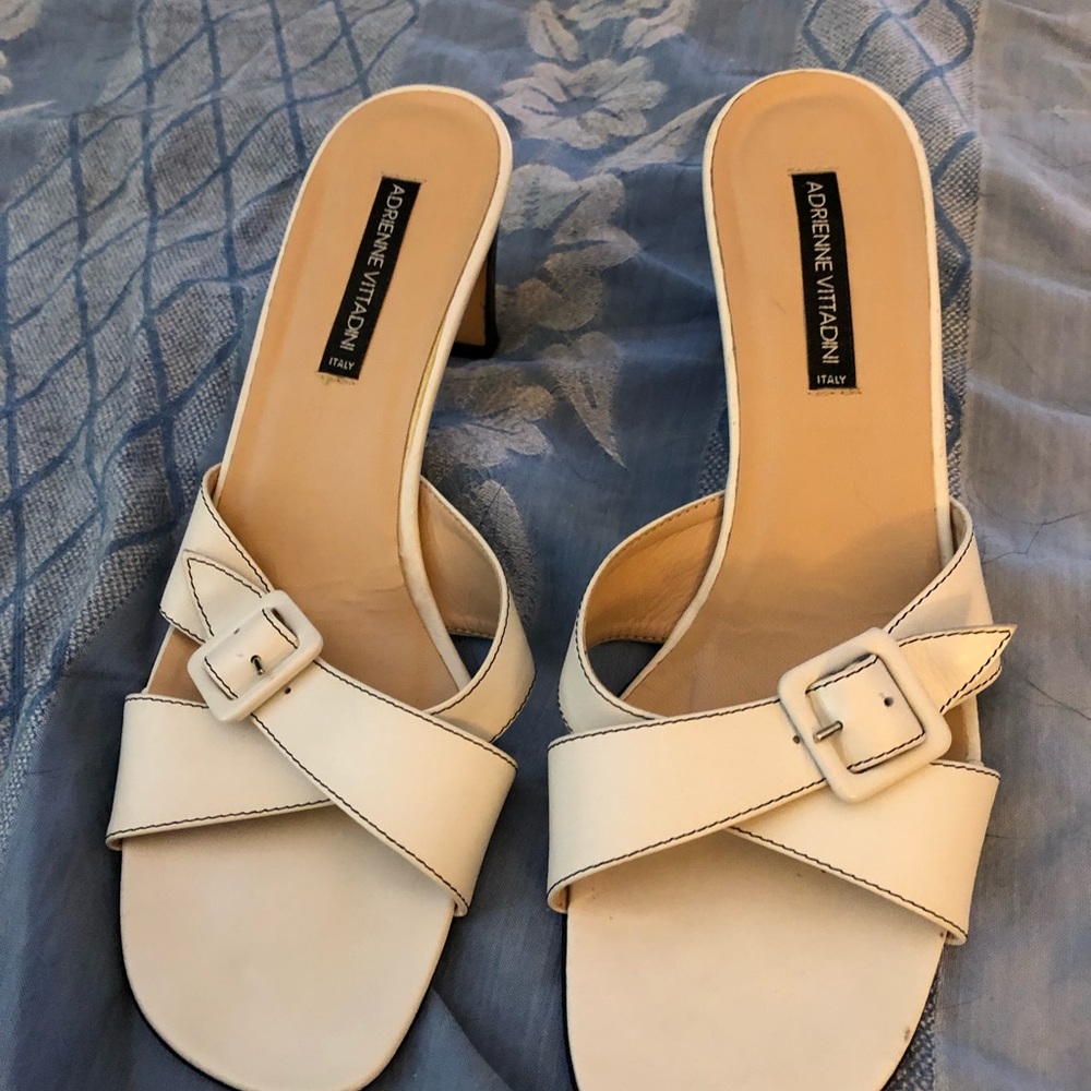 Off white Adrienne vittadini  Italian made shoes